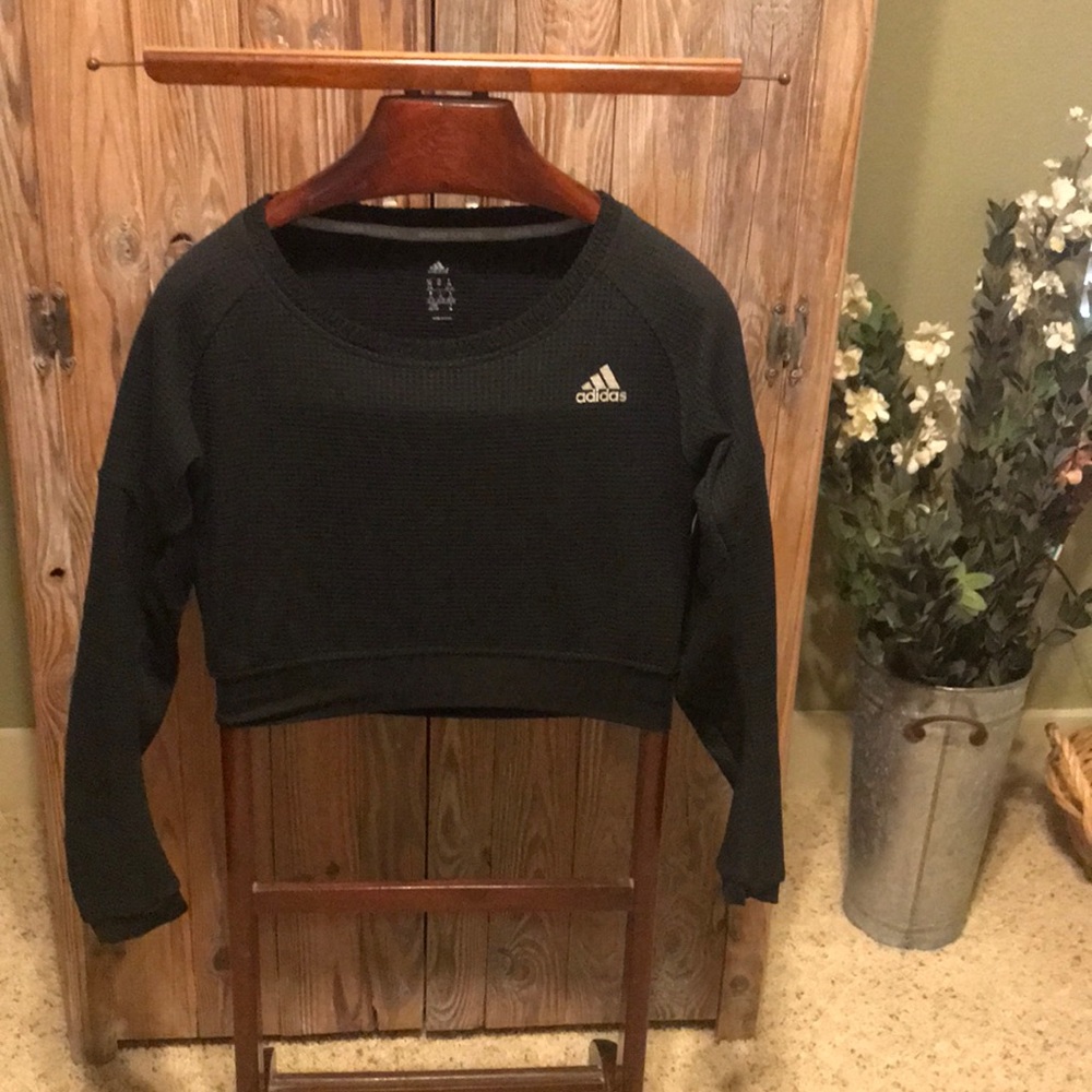 Adidas running cropped top